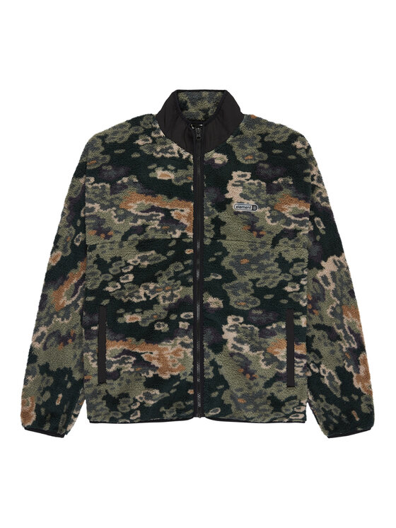 Element Element Fleecová mikina Classic Sherpa ELYJK00223 Zelená Regular Fit