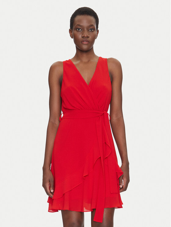 Morgan Morgan Rochie cocktail 241-ROSVAL M Roșu Regular Fit