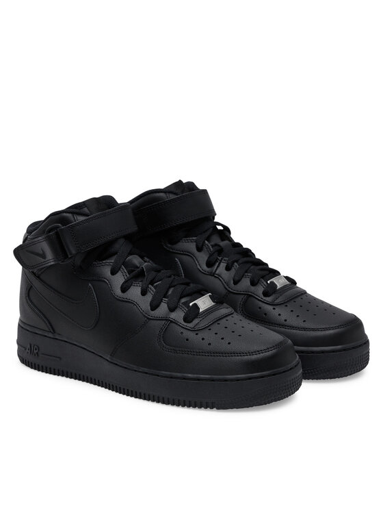 Nike Nike Sneakersy Air Force 1 Mid '07 Czarny