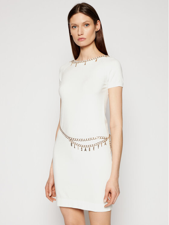 Vestito di maglia AM-03S-11E2-V330 Bianco Regular