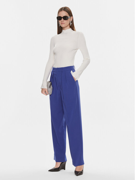 Custommade Custommade Штани з тканини Penny 999425550 Голубий Regular Fit