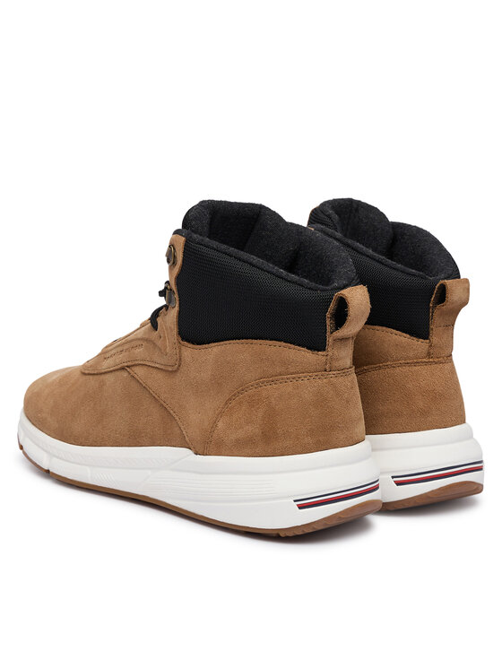 Tommy Hilfiger Tommy Hilfiger Tenisice Hilfiger Sde Warm Hybrid Chukka FM0FM06085 Smeđa