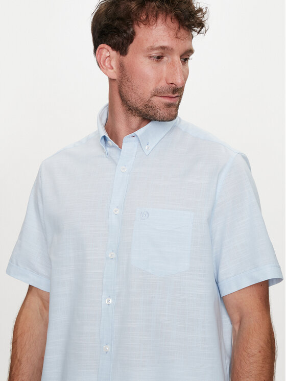 Bugatti Bugatti Camicia 9450 58330A Blu Regular Fit