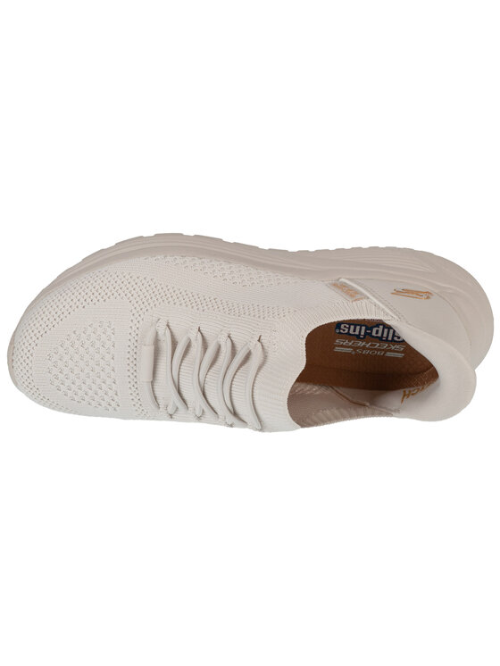 Skechers Skechers Sneakersy Skechers Slip-Ins: Bobs Sparrow 2.0 - Lucky Run Biały