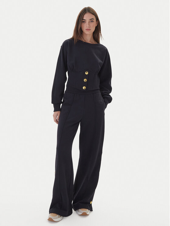 PINKO PINKO Світшот Mantovana 105612 A2TC Cиній Regular Fit