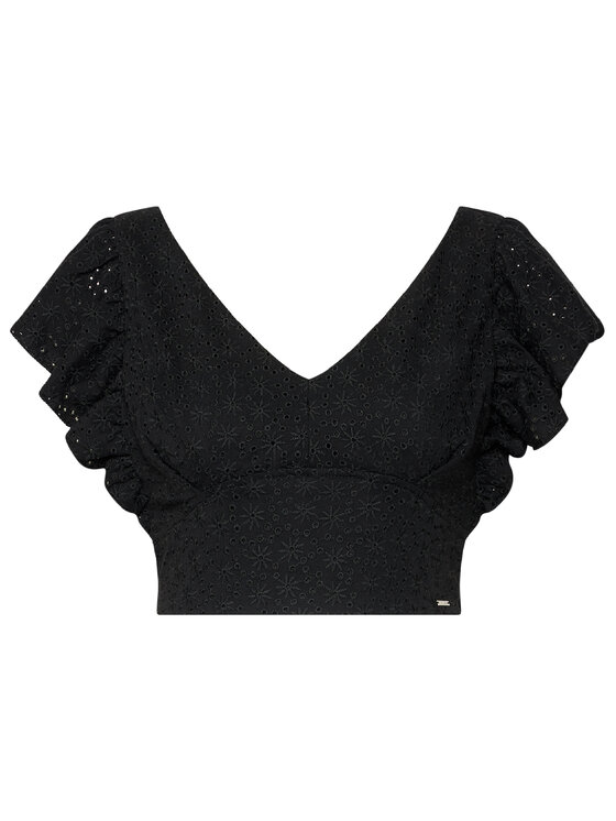 Guess Guess Blusa W1GP74 KALQ0 Nero Slim Fit