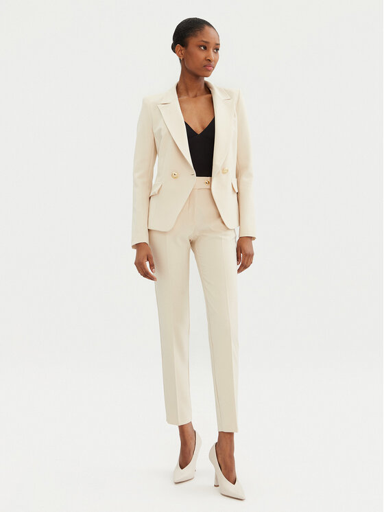 Rinascimento Rinascimento Stoffhose CFC0122741003 Beige Regular Fit