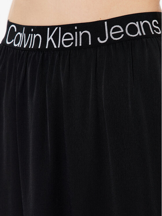 Calvin Klein Jeans Calvin Klein Jeans Trapez suknja J20J221512 Crna Regular Fit