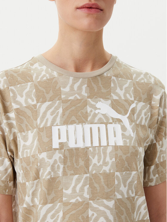 Puma Puma Majica Ess Graphic 685070 Bež Loose Fit