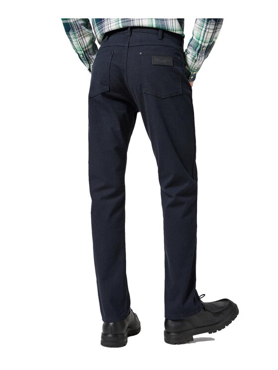 Wrangler Wrangler Spodnie materiałowe 112358043 Granatowy Regular Fit