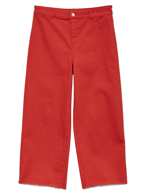 Vero Moda Vero Moda Kuloty Wild Kayla 10307837 Czerwony Wide Leg