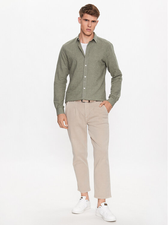 Only & Sons Only & Sons Cămașă 22012321 Verde Slim Fit