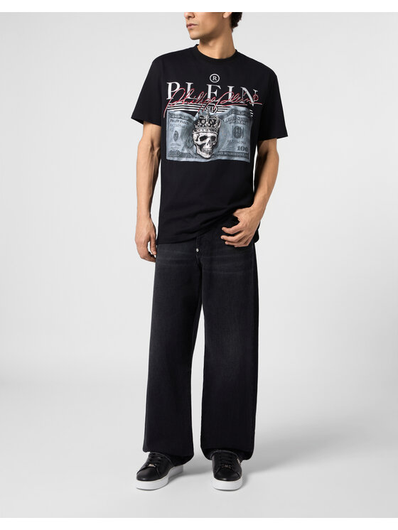 PHILIPP PLEIN PHILIPP PLEIN T-Shirt 31102 Černá Regular Fit