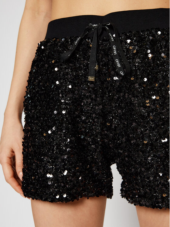 Liu Jo Sport Liu Jo Sport Шорти з тканини TA1059 J6177 Чорний Regular Fit