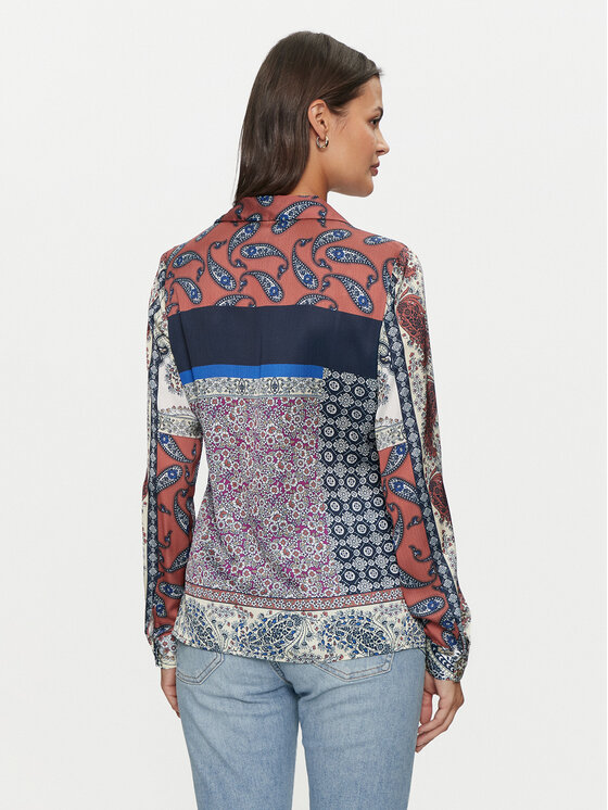 Guess Guess Srajca Georgie W4BH89 WFQM2 Pisana Regular Fit
