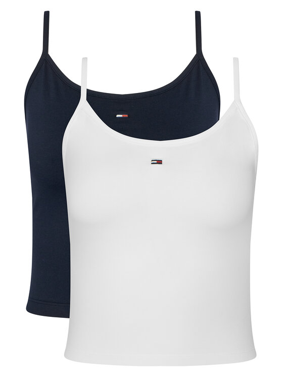 Tommy Jeans Tommy Jeans Súprava topov DW0DW18148 Farebná Slim Fit