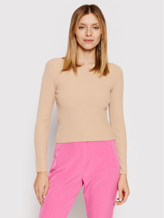 Maglione 3M7440 Beige Slim Fit