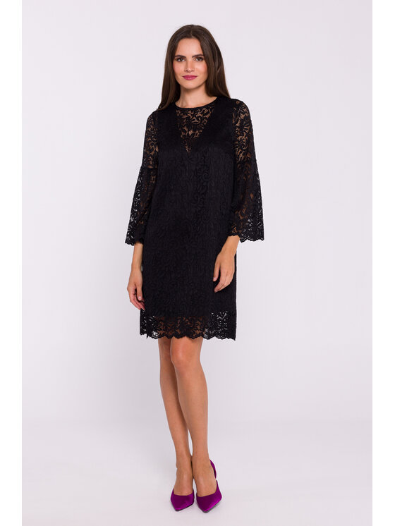 Stylove Stylove Večerné šaty s380 Čierna Ladies Fit