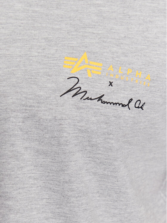 Alpha Industries Alpha Industries Футболка Muhammad Ali 136517 Сірий Regular Fit