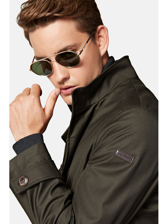 Lancerto Lancerto Płaszcz przejściowy Campos PC131223000008 Zielony Regular Fit