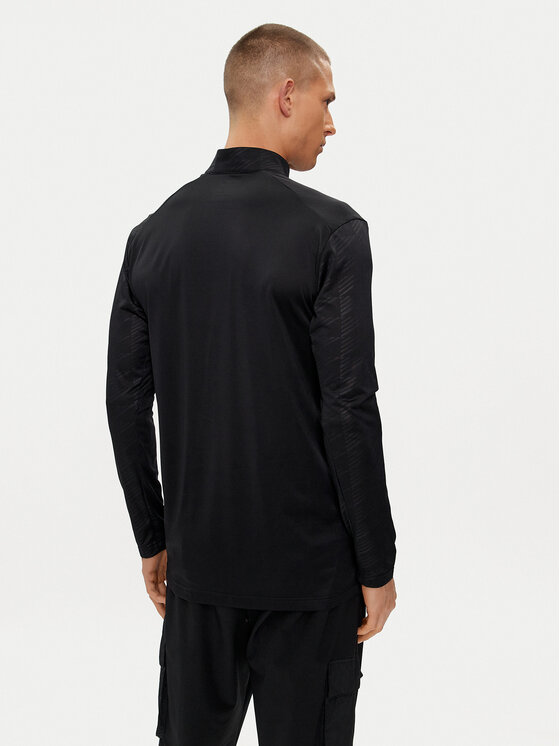 adidas adidas Marškinėliai ilgomis rankovėmis Terrex Multi Half-Zip Long-Sleeve Top HT9501 Juoda Slim Fit