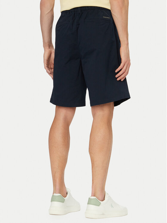 Calvin Klein Jeans Calvin Klein Jeans Auduma šorti LV04RF612G Tumši zils Regular Fit