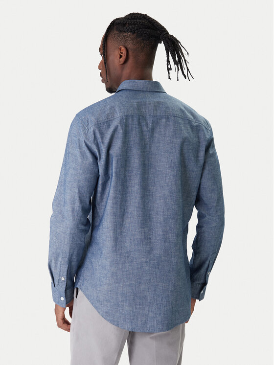 Calvin Klein Jeans Calvin Klein Jeans Marškiniai Chambray Classic LV04RF109G Tamsiai mėlyna Regular Fit