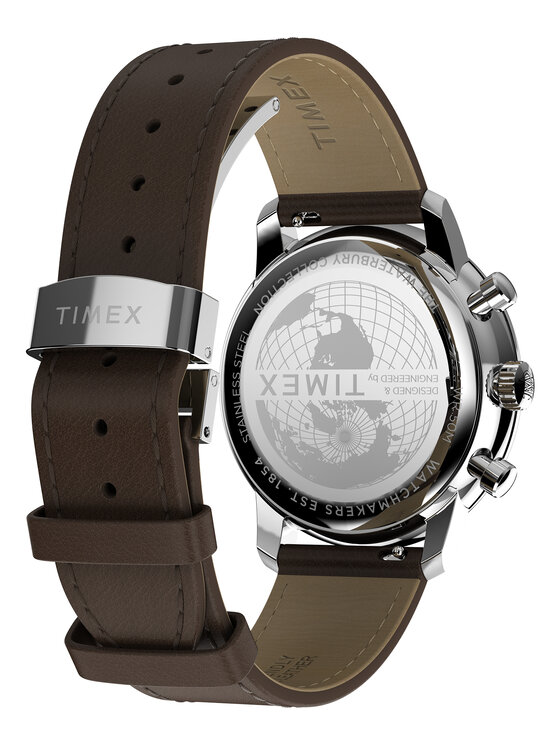Timex Timex Zegarek TW2Y23500 Brązowy