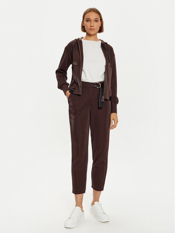 Liu Jo Sport Liu Jo Sport Pantaloni di tessuto TF4260 J4751 Marrone Regular Fit
