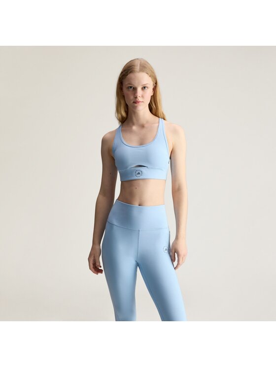 adidas by Stella McCartney adidas by Stella McCartney Biustonosz sportowy 167661 Niebieski jasny