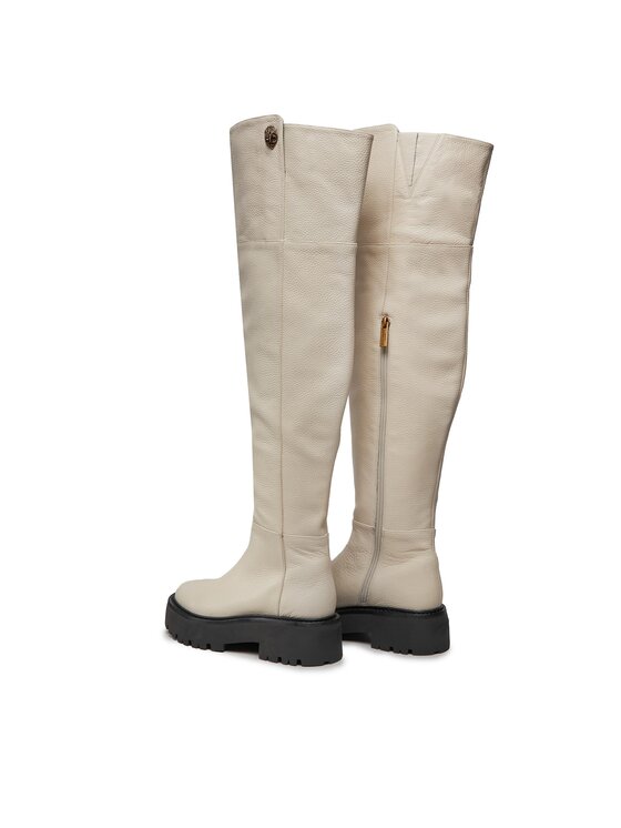 Kurt Geiger Kurt Geiger Ботуши 225-Shoreditch Otk Chunky 655110109 Бял