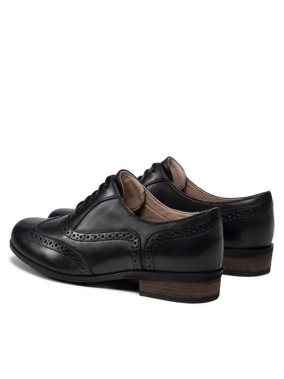 Clarks Clarks Oxfordice Hamble Oak 203467134 Crna