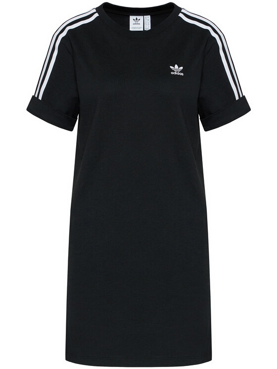 adidas Kasdieninė suknelė adicolor Classics Roll-Up GN2777 Juoda Relaxed  Fit • Modivo.lt