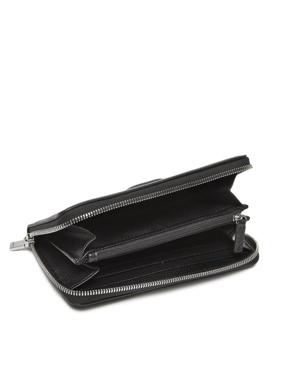 BOSS BOSS Portofel Mare de Damă Anett Ziparound 50536354 Negru