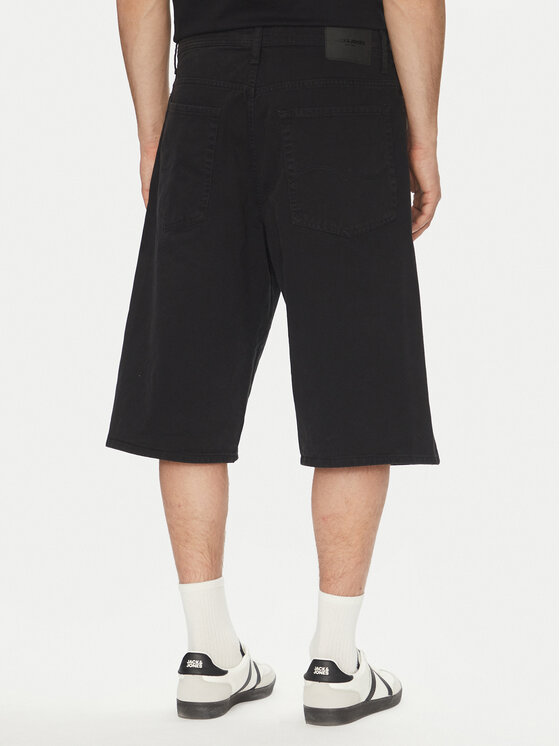Jack & Jones Jack & Jones Szorty jeansowe Owen 12277167 Czarny Baggy Fit