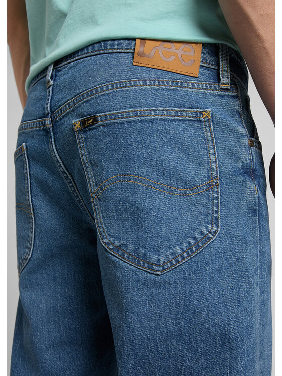 Lee Lee Jeansy DAREN ZIP FLY Niebieski Straight Fit