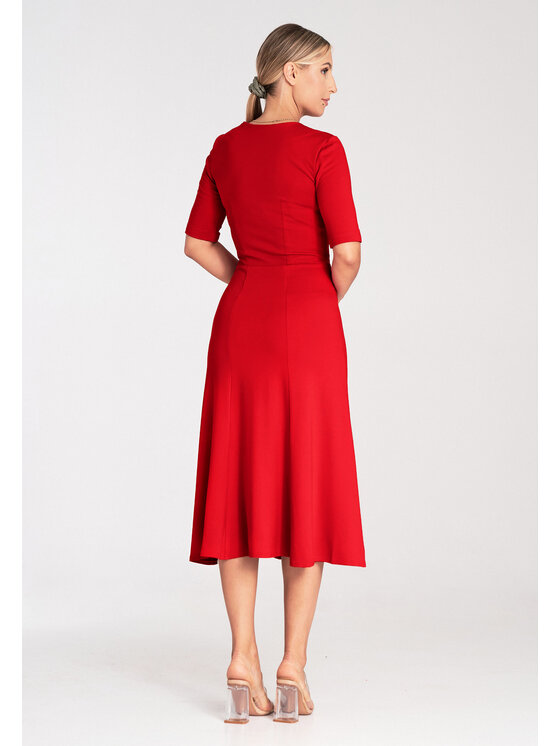 FIGL FIGL Abito da cocktail M1033 Rosso Regular Fit