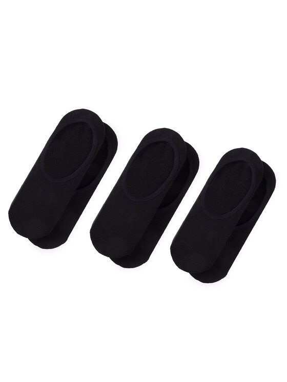 Vans Vans Комплект 3 чифта терлик мъжки Classic Super No Show VN000XTTBLK Черен