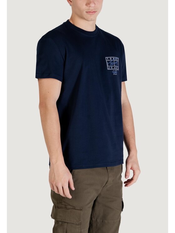Tommy Jeans Tommy Jeans T-shirt DM0DM22319 Blu Casual Fit