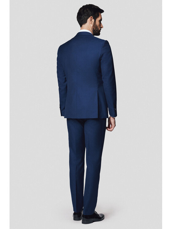 Lancerto Lancerto Garnitur Chesapeake GA001124000009 Granatowy Regular Fit