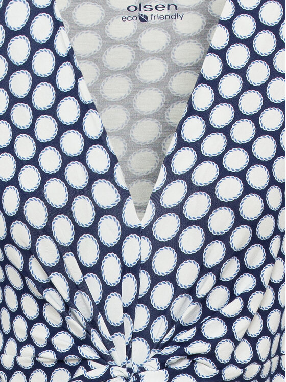 Olsen Olsen Sukienka codzienna 13001758 Niebieski Regular Fit