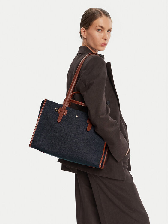 Weekend Max Mara Weekend Max Mara Ročna torba Giannadenim 2525516104650 Modra