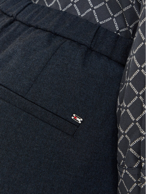 Tommy Hilfiger Tommy Hilfiger Παντελόνι chino WW0WW42951 Σκούρο μπλε Straight Fit