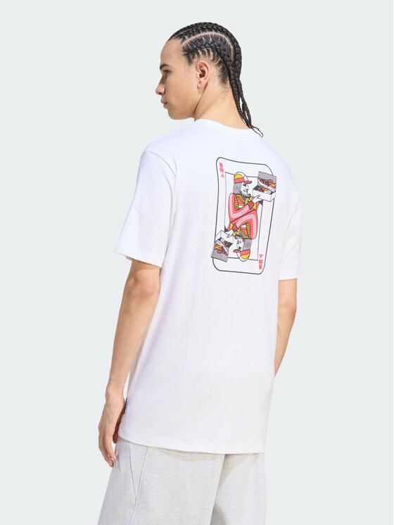 adidas adidas T-Shirt 165585 Biały Regular Fit