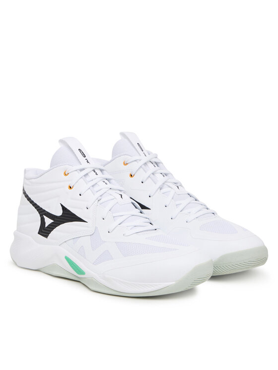 Mizuno Mizuno Zāles apavi Wave Momentum Pro Mid V1GA2545 Balts