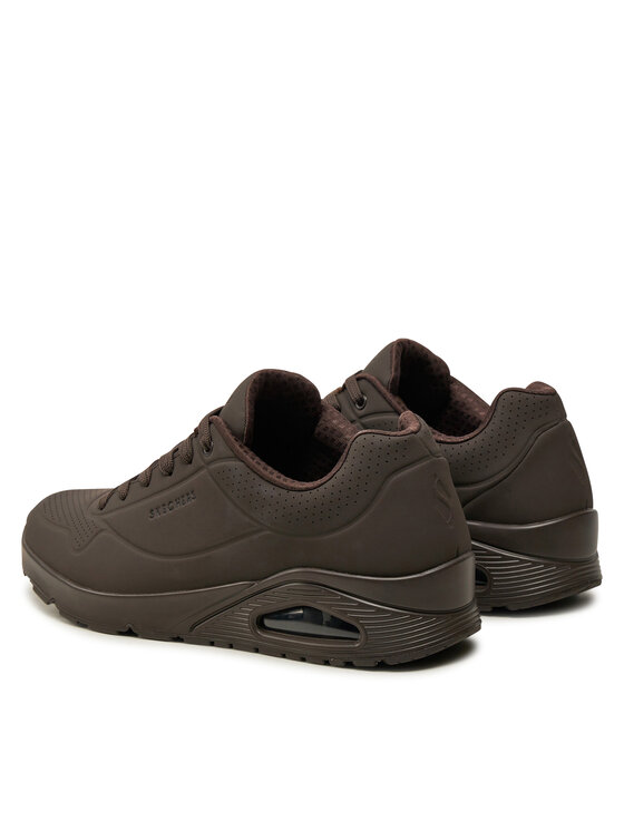 Skechers Skechers Sneakersy Uno Stand On Air 52458/CHOC Brązowy