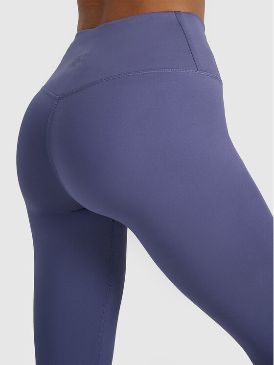 4F 4F Legginsy MULTI ACTIVE Granatowy Slim Fit