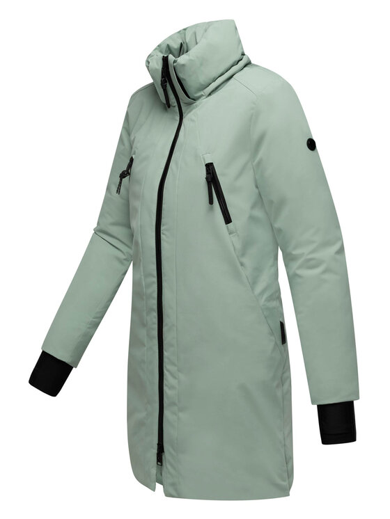 Navahoo Navahoo Kurtka zimowa Winterzart Zielony Regular Fit