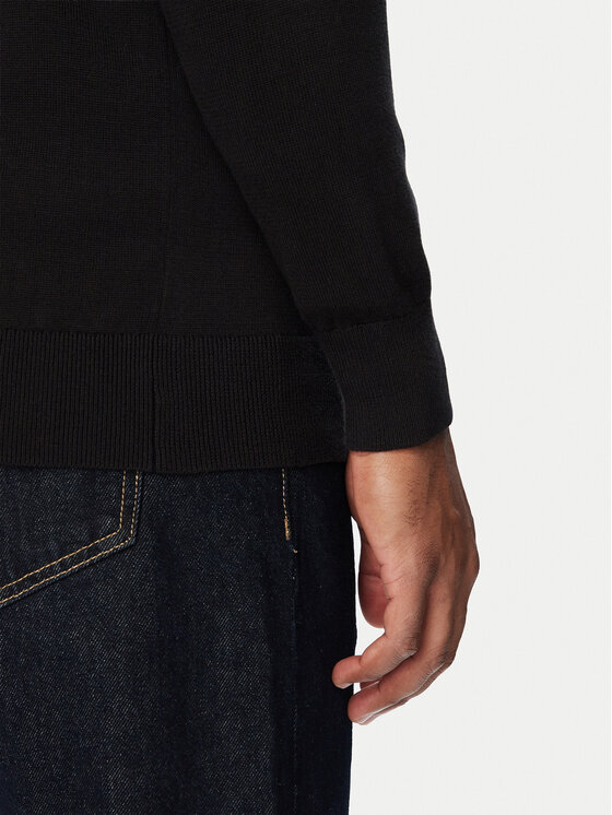 Tommy Hilfiger Tommy Hilfiger Strickjacke Essential MW0MW36517 Schwarz Regular Fit