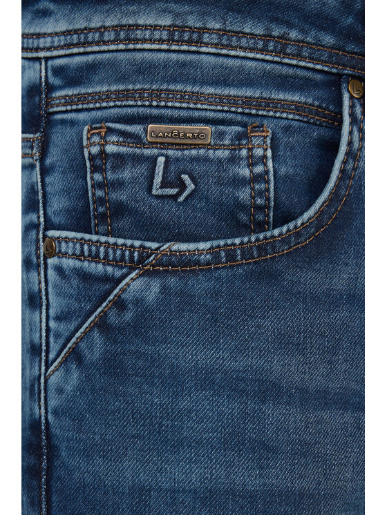 Lancerto Lancerto Spodnie materiałowe Guido SP113225000013 Niebieski Slim Fit